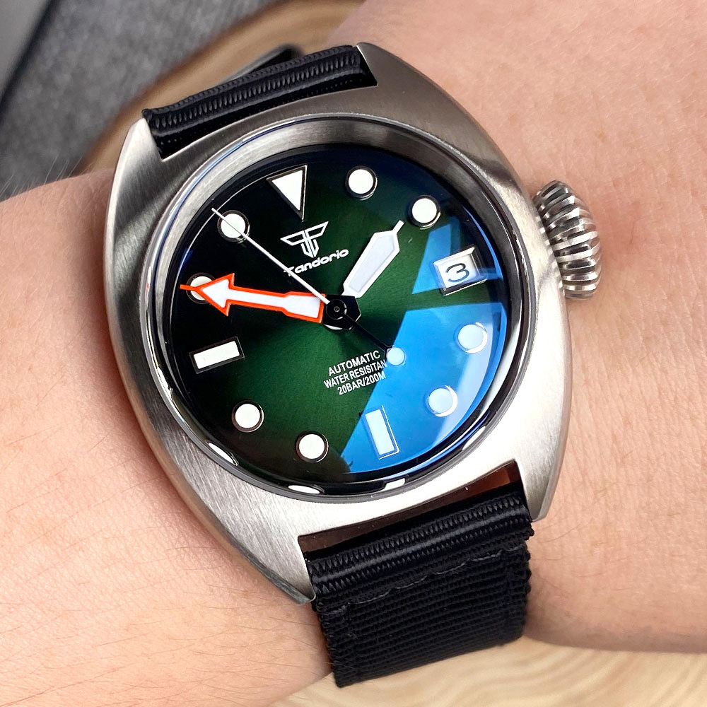 Seiko Watch Presage - 36mm Military Diver Mechanical Watch Men