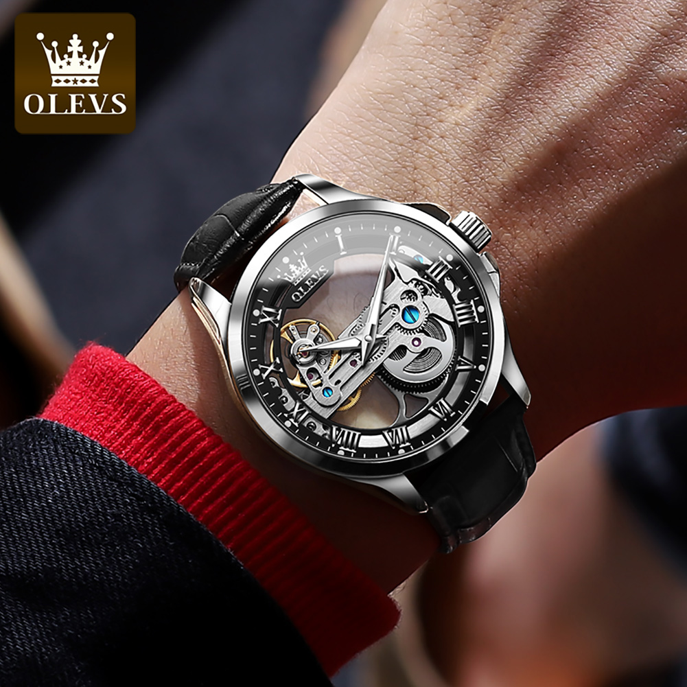 OLEVS 6661 Mens Watch Automati - Omega Watch Constellation review and price