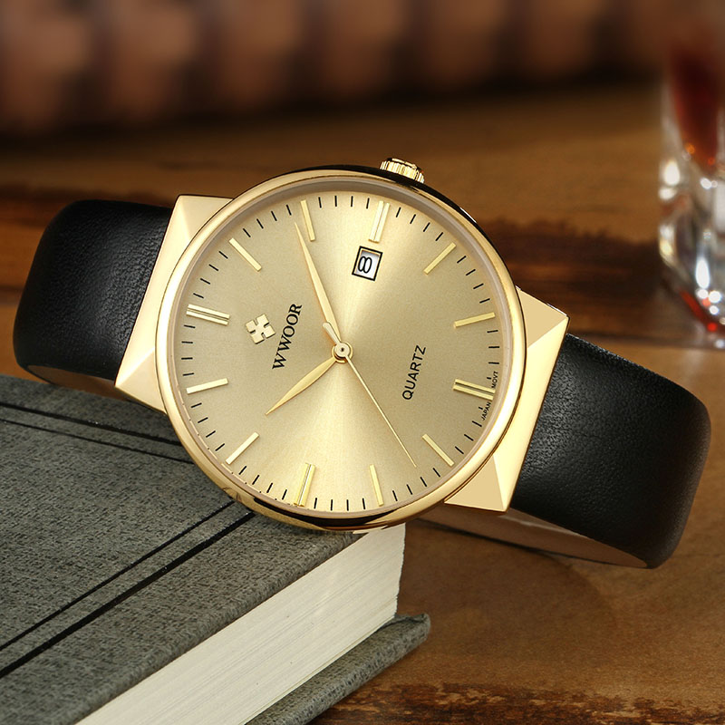 WWOOR Men's Watches Top Brand  - Cartier Watch Tank review and price