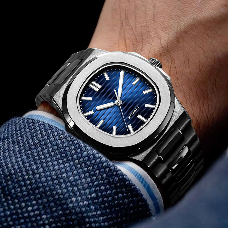 MACARLON 43mm Nautilus Style A - Patek Philippe Watch Nautilus review and price
